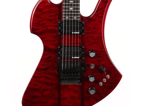 B.C. Rich Mockingbird Transparent Red Used For Discount