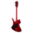 B.C. Rich Mockingbird Transparent Red Used For Discount