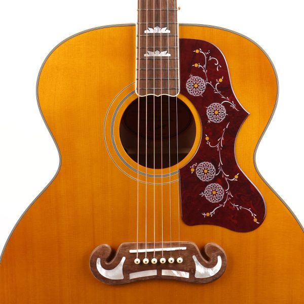 Epiphone Inspired by Gibson J-200 Acoustic-Electric Aged Natural Antique Gloss Used Fashion