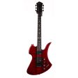 B.C. Rich Mockingbird Transparent Red Used For Discount