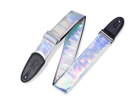 Levy s M7SC-SIL Iridescent Guitar Strap For Discount