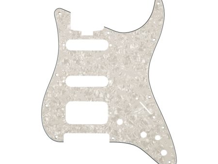 Fender Elite Strat HSS Pickguard 4-Ply Moto White For Cheap