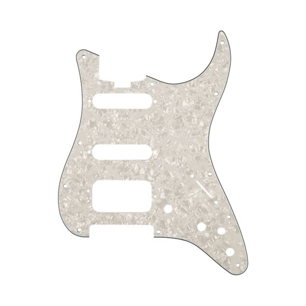 Fender Elite Strat HSS Pickguard 4-Ply Moto White For Cheap