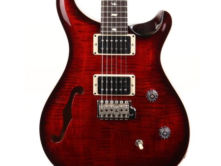 PRS CE24 Semi-Hollow Fire Red Burst Used For Sale