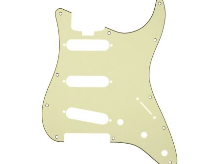 Fender Elite Strat SSS Pickguard 3-Ply Mint Green Hot on Sale