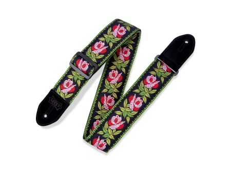 Levy s MC8JQ-003 Rosa Pink Guitar Strap Supply