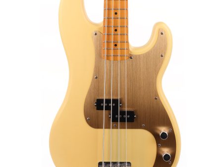 Squier 40th Anniversary Precision Bass Vintage Edition Satin Vintage Blonde Online now