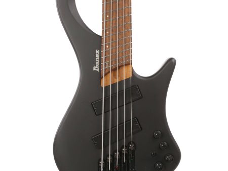 Ibanez EHB Ergonomic Headless Bass 5-String Multi Scale Black Flat on Sale