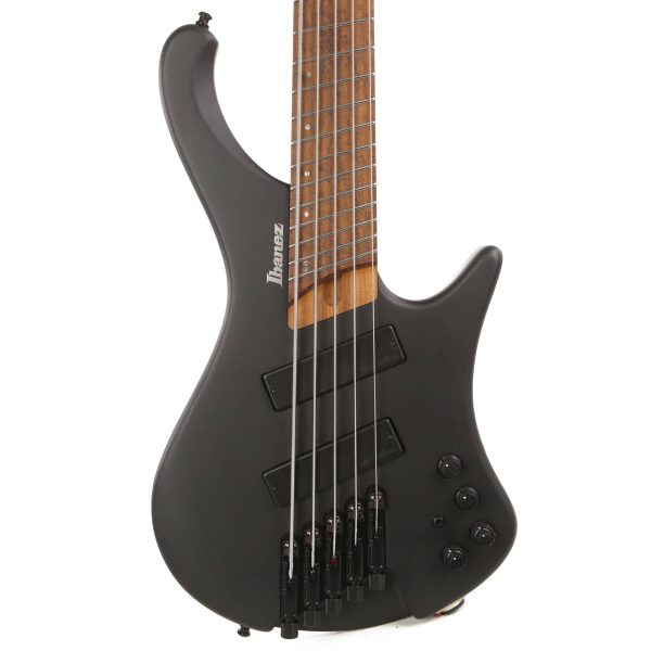 Ibanez EHB Ergonomic Headless Bass 5-String Multi Scale Black Flat on Sale