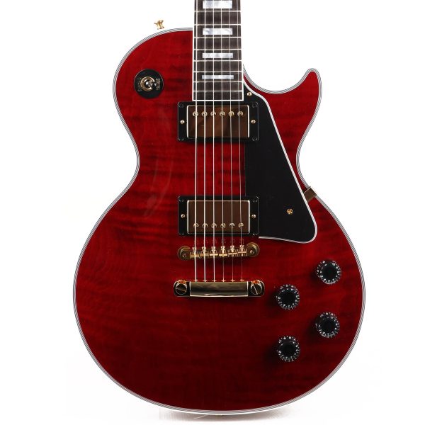 Gibson Custom Shop Les Paul Axcess Custom Figured Top Wine Red Made 2 Measure For Cheap