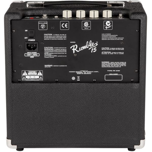 Fender Rumble 15 Bass Combo Amplifier Online now