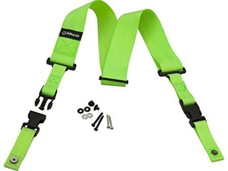 DiMarzio Cliplock Guitar Strap (Neon Green) Fashion