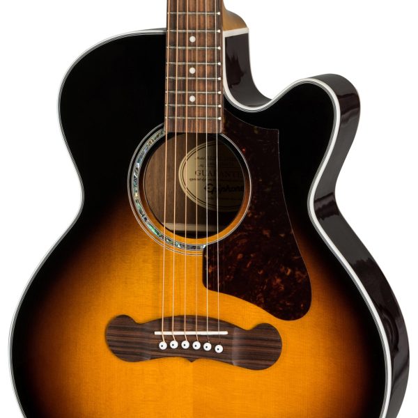 Epiphone J-200 EC Studio Parlor Vintage Sunburst For Discount