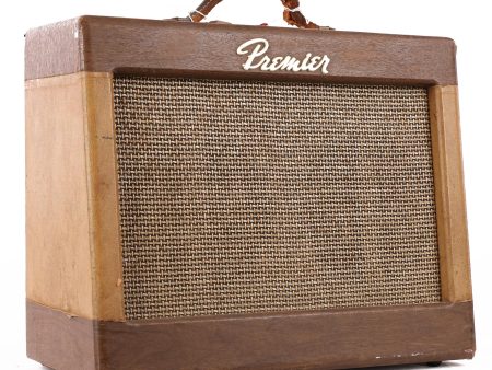 1960s Premier Twin 8R with Reverb Amplifier For Sale