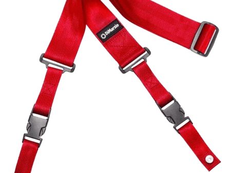 DiMarzio Cliplock Guitar Strap (Red) Supply