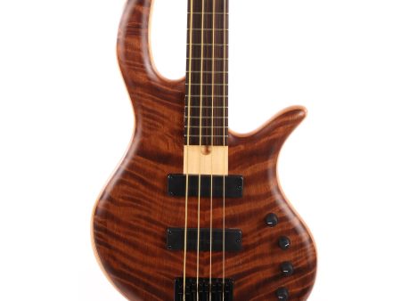 Elrick eVolution Gold Series 4-String Bass Flame Redwood Top Natural Used Online Sale