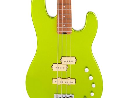 Charvel Pro-Mod San Dimas Bass PJ IV Lime Green Metallic Used Online now