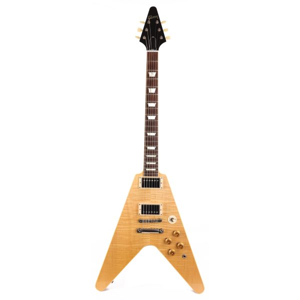 2013 Gibson Custom Shop Flying V Standard Flame Top Natural For Sale