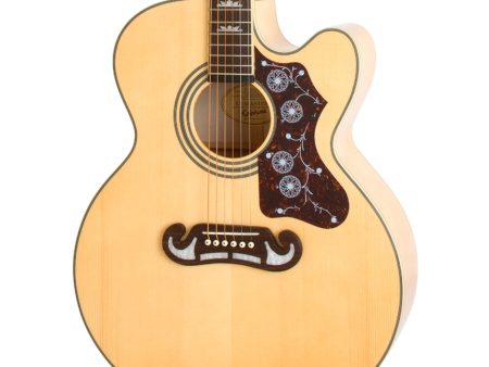 Epiphone J-200 EC Studio Acoustic-Electric Vintage Natural Online Sale