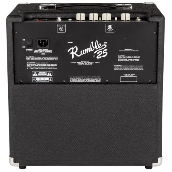 Fender Rumble 25 Bass Combo Amplifier Used Online now