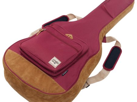 Ibanez IAB541WR Powerpad Gigbag Acoustic Guitar Case Wine Red Discount