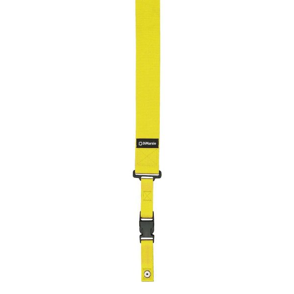 DiMarzio Cliplock Guitar Strap (Neon Yellow) Online Sale