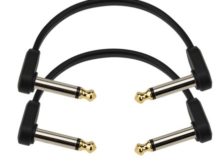 D Addario Custom Series Flat Patch Cables 2-Pack 4  Online Hot Sale