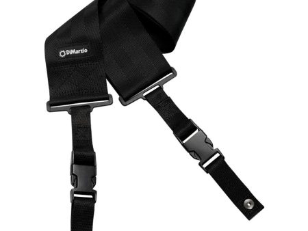 DiMarzio ClipLock Guitar 3  Strap (Black) Online Hot Sale