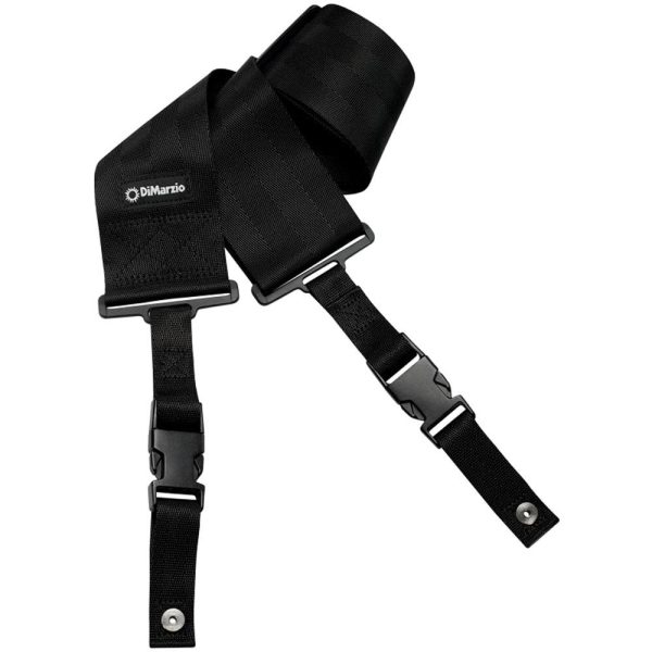 DiMarzio ClipLock Guitar 3  Strap (Black) Online Hot Sale