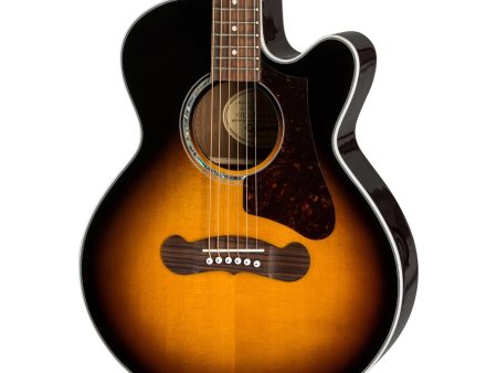 Epiphone J-200 EC Studio Parlor Vintage Sunburst For Discount