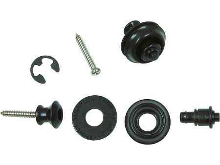 Dunlop Straplok Strap Locks System Black Hot on Sale