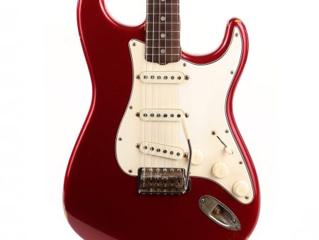 1965 Fender Stratocaster Candy Apple Red Refin For Cheap