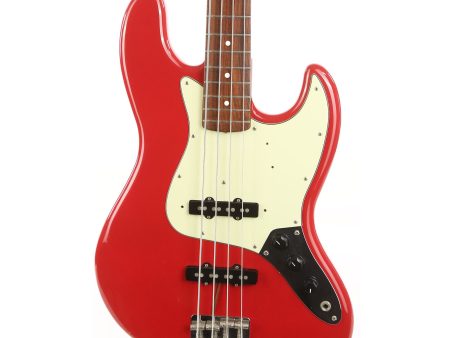 1993 Fender MIJ  62 Jazz Bass Fiesta Red For Discount