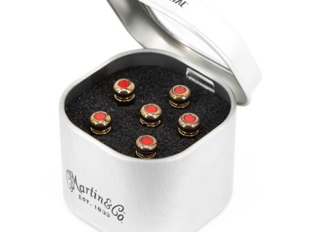 Luxe by Martin Bridge Pins Gold with Red Dot Hot on Sale