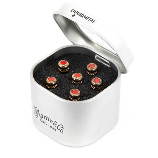 Luxe by Martin Bridge Pins Gold with Red Dot Hot on Sale