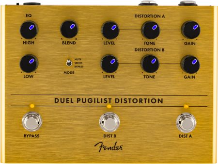 Fender Duel Pugilist Distortion Effect Pedal Supply