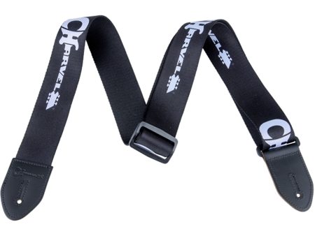 Charvel Strap Black with White Logo For Cheap