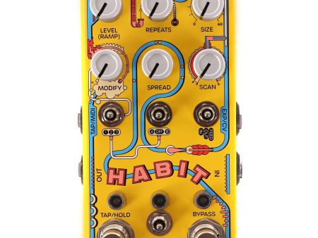 Chase Bliss Habit Echo Collector Delay Effect Pedal For Sale