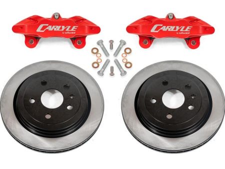 BMR 14-17 Chevrolet SS Brake Kit For 15in Conversion Solid Rotors Red Calipers For Sale