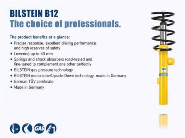 Bilstein B12 (Pro-Kit) 94-04 Ford Mustang Base V6 Front & Rear Complete Suspension Kit For Discount