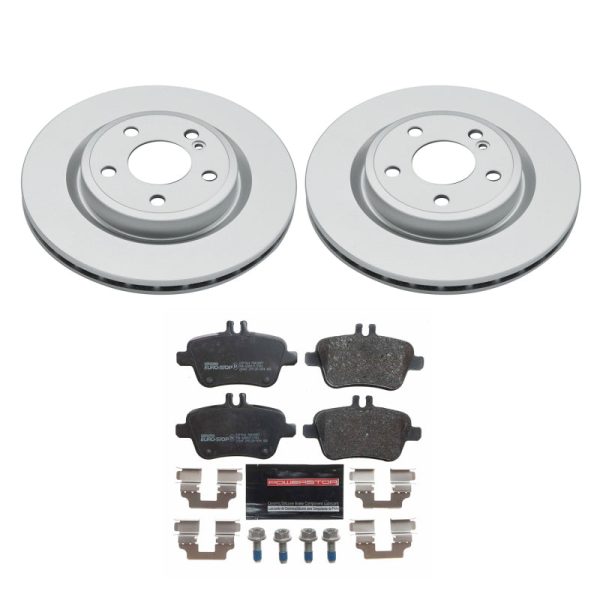 Power Stop 14-19 Mercedes-Benz CLA250 Rear Euro-Stop Brake Kit Online Hot Sale