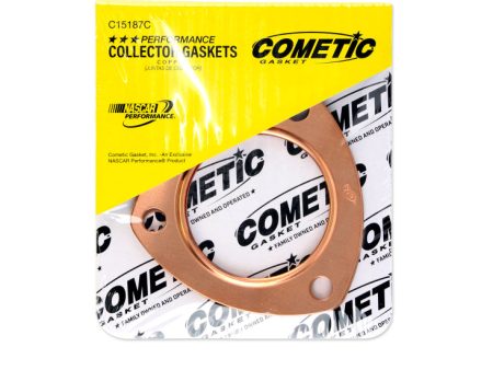 Cometic Exhaust Header Collector Gasket .043in Copper-2.5in Diameter Port-3.5in Bolt Circle-Set Fashion