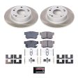 Power Stop 03-07 Honda Accord Rear Semi-Coated Rotor Kit Sale