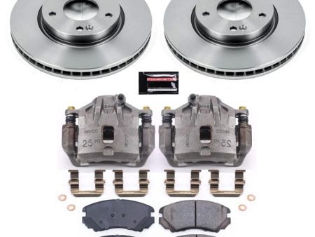 Power Stop 03-05 Hyundai Tiburon Front Autospecialty Brake Kit w Calipers Supply