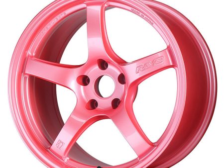 Gram Lights 57CR 18x9.5 +38 5-114.3 Sakura Pink Wheel (Special Order No Cancel) For Cheap